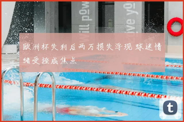 欧洲杯失利后两万损失浮现 球迷情绪受挫成焦点